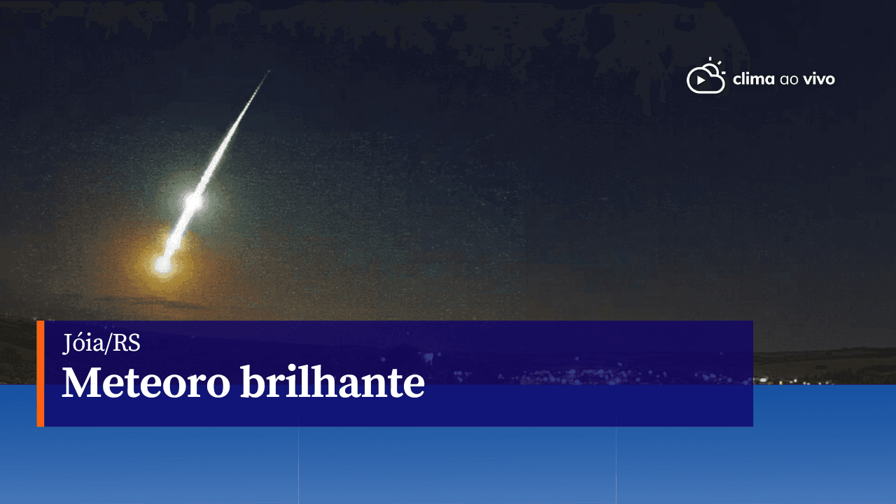 Meteoro brilhante cruza o céu da cidade de Jóia/RS - 30/10/23
