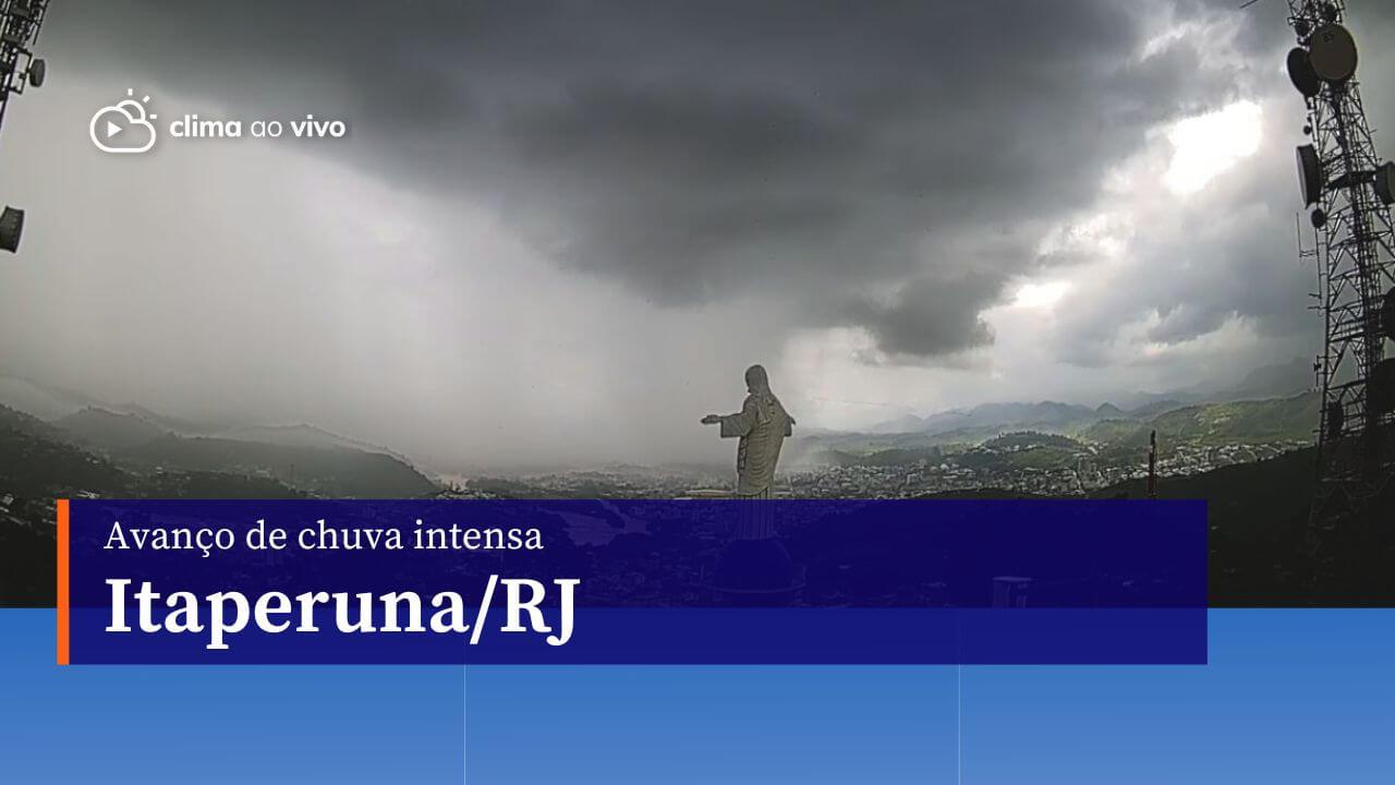 Avanço de chuva intensa em Itaperuna/RJ - 12/12/23