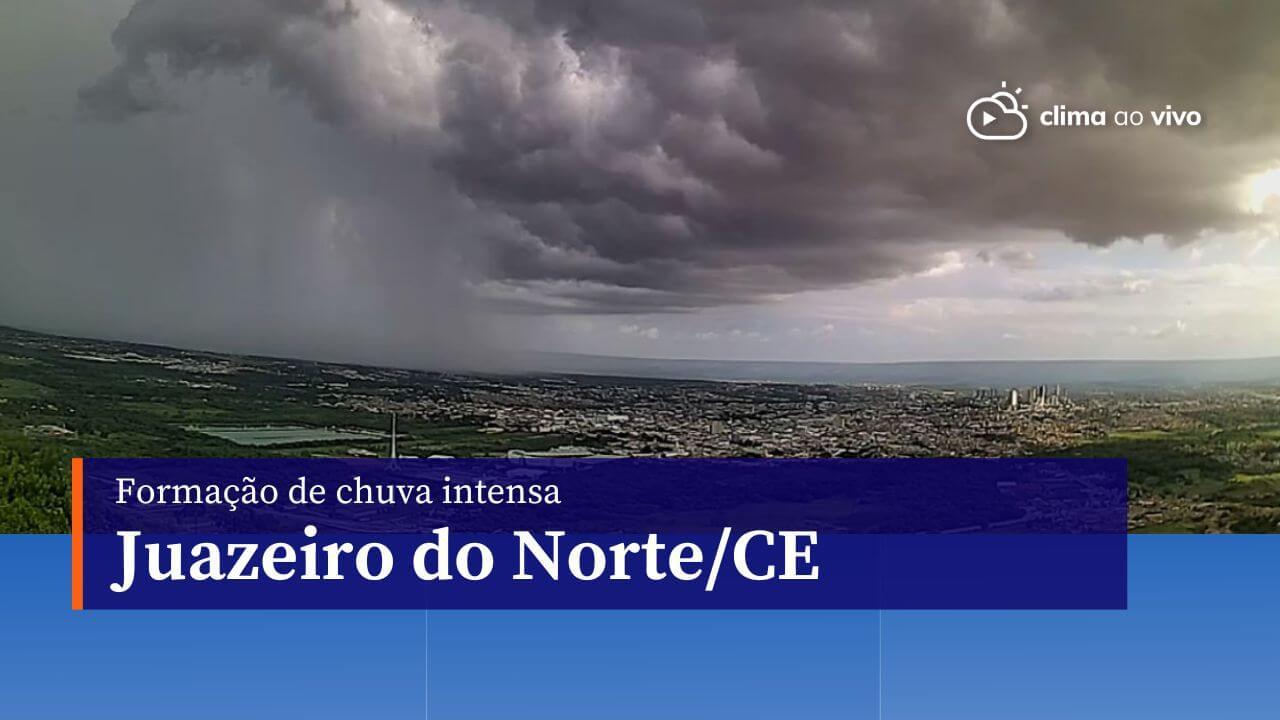 Formação de chuva intensa em Juazeiro do Norte/CE - 09/02/24