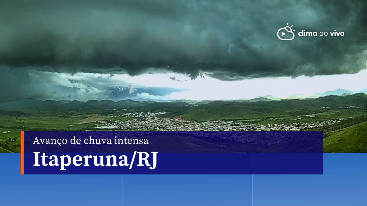Avanço de chuva intensa em Itaperuna/RJ - 06/03/24