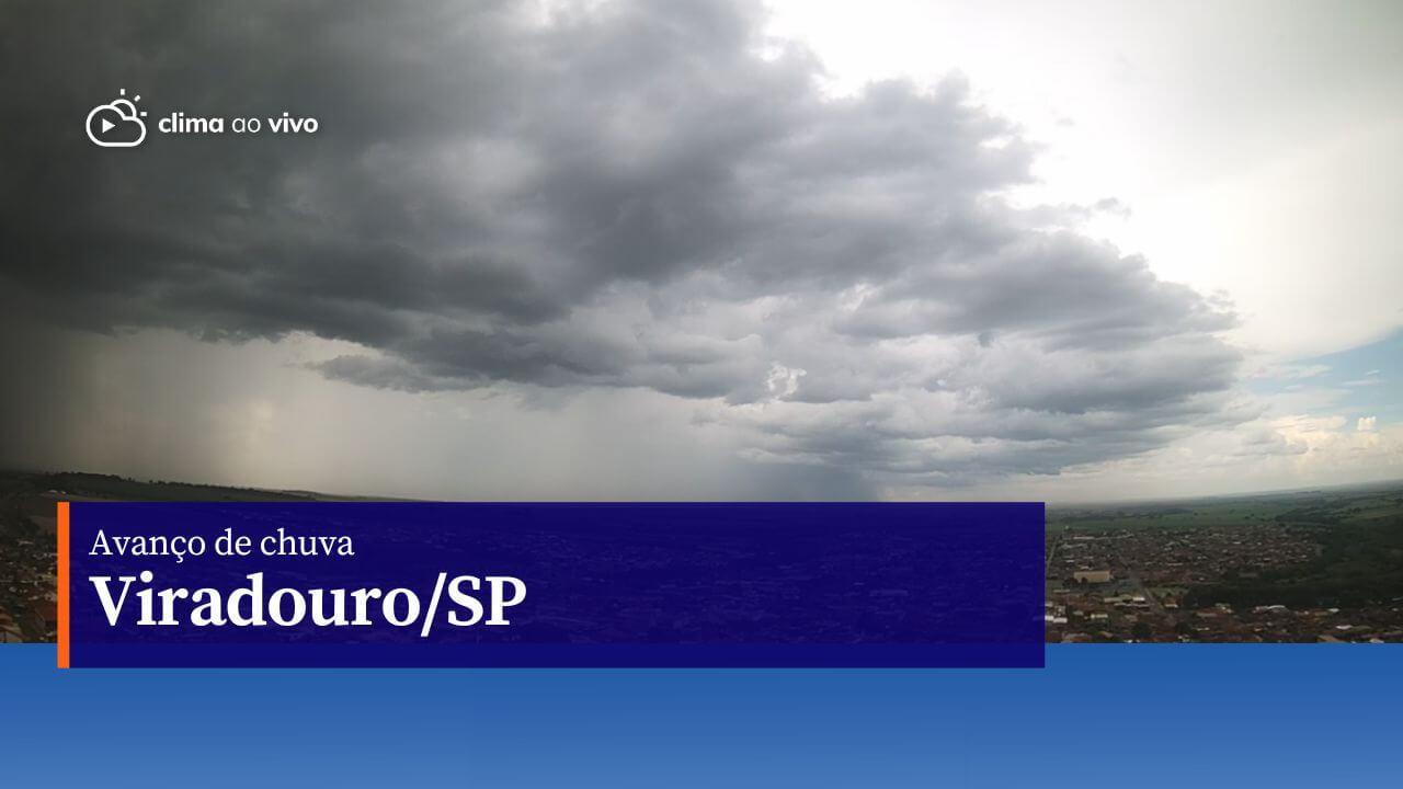 Avanço de chuva em Viradouro/SP - 09/03/24