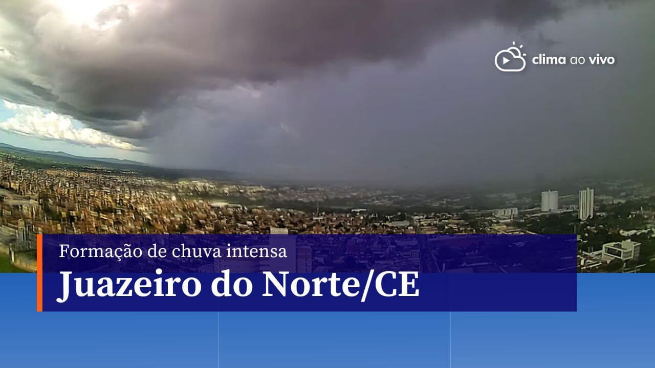 Formação de chuva intensa em Juazeiro do Norte/CE - 18/03/24