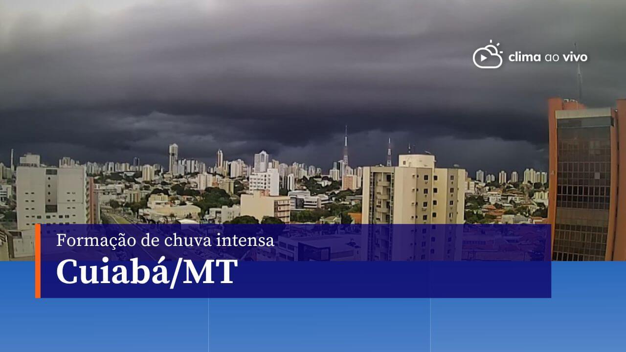 Formação de chuva intensa em Cuiabá/MT - 21/03/24