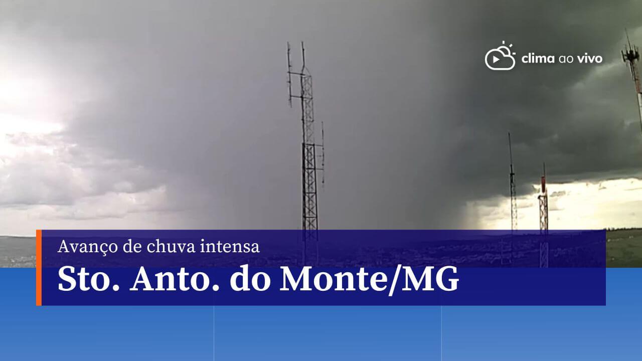 AvanÃ§o de chuva intensa em Santo AntÃ´nio do Monte/MG - 02/04/24