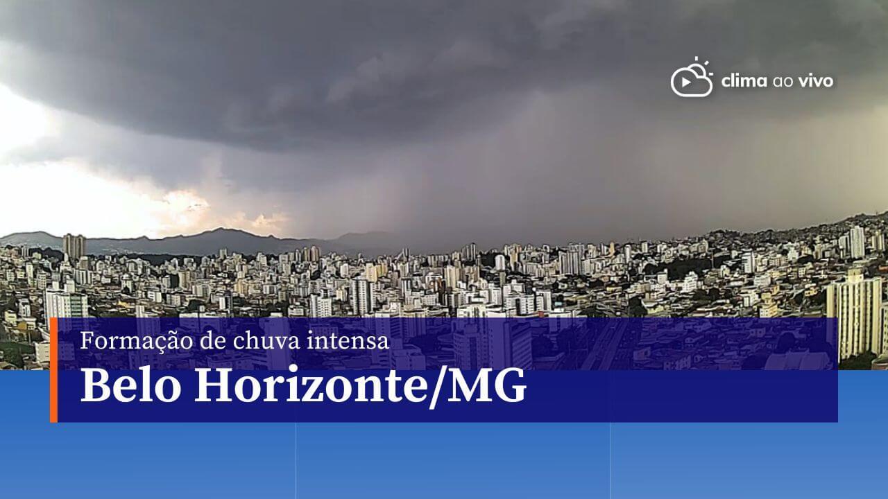 Formação de chuva intensa na Grande Belo Horizonte/MG - 05/04/24