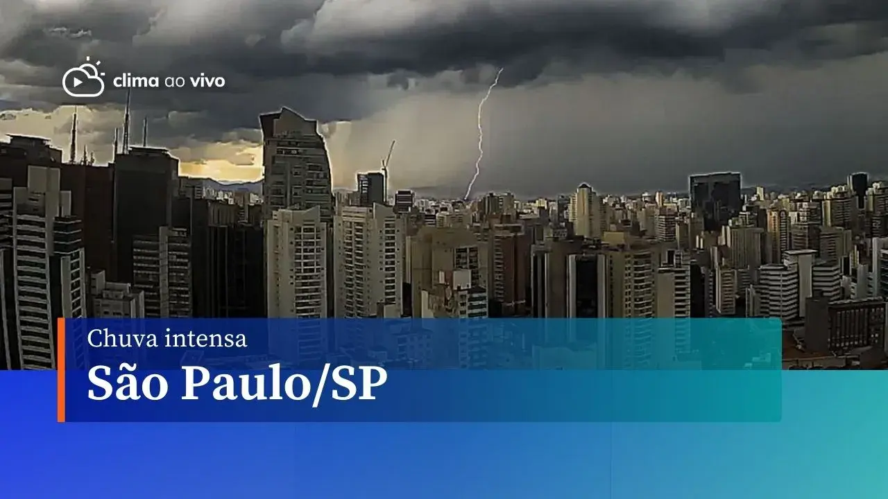 São Paulo sob chuva intensa: Veja o vídeo do temporal que atinge a ...