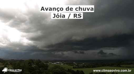 Avanço de chuva em Jóia / RS - 15/01/20