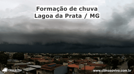 Câmeras registram formação de chuva em Lagoa da Prata / MG - 11/02/20