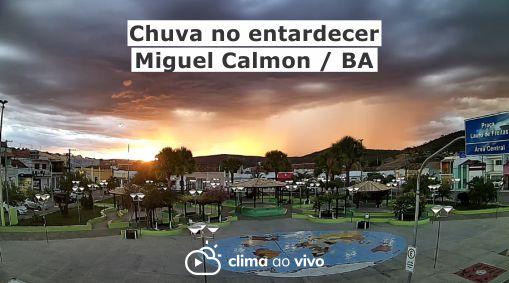 Chuva no entardecer em Miguel Calmon / BA - 19/03/20